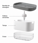 Dispensers para sabonete líquido para cozinha