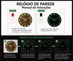 Relógio de parede 3D