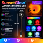 🌅 SunsetGlow™ – Luminária Projetora LED
