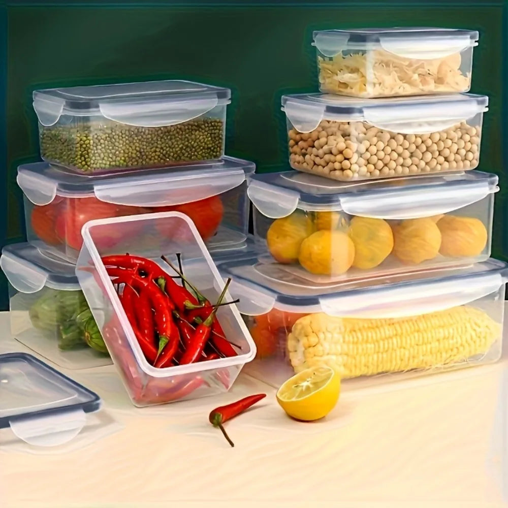 Recipientes para armazenamento de alimentos 8 unidades