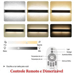 lâmpada moderna de parede led regulável
