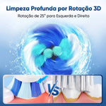 Escova de Dente Elétrica Rotativa