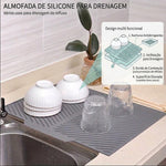 Tapete de silicone para secagem