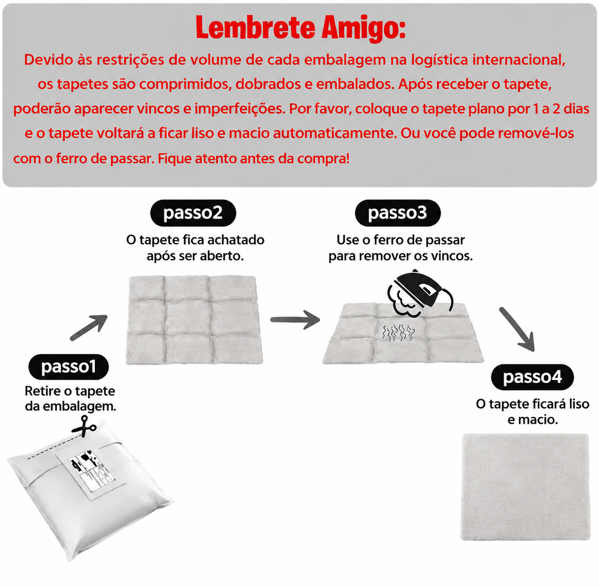 Tapete Nuvem Soft – Conforto Extra e Toque Aveludado