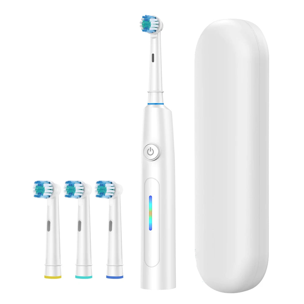 Escova de Dente Elétrica Rotativa