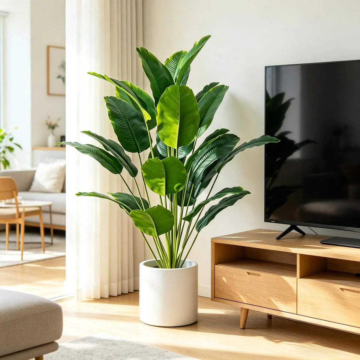 Plantas artificiais de decoração