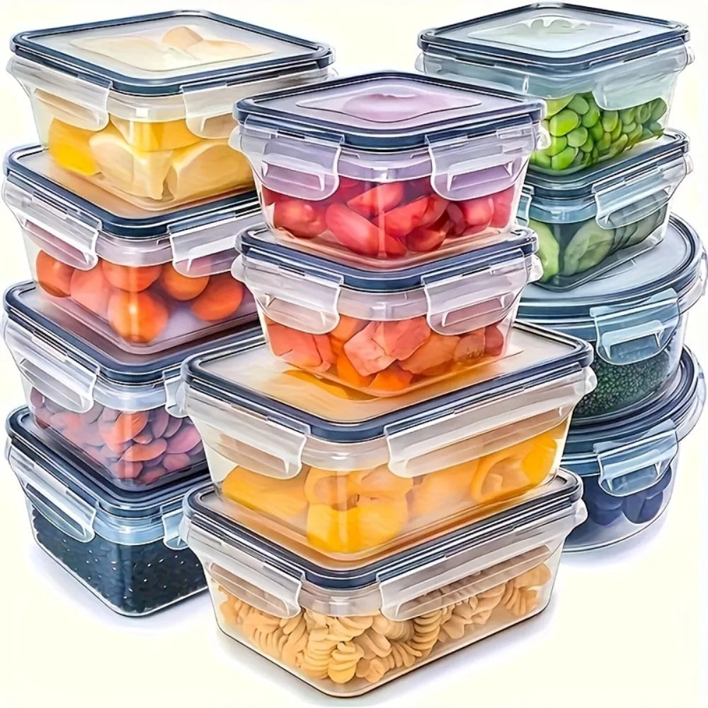 Recipientes para armazenamento de alimentos 8 unidades