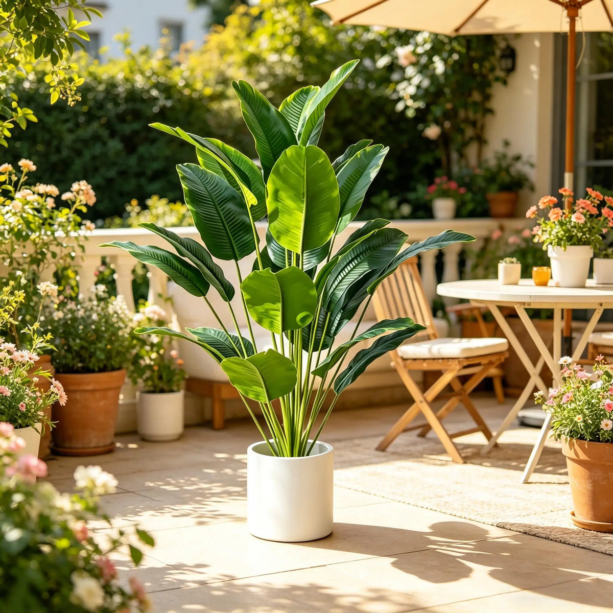 Plantas artificiais de decoração