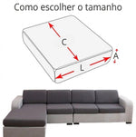 Capa de almofada de assento de sofá