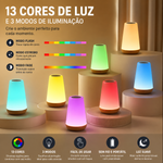 Luminária recarregável