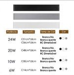 lâmpada moderna de parede led regulável